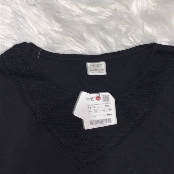 Zara kids black long sleeve - Picture 2 of 3